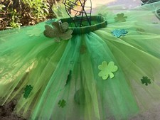St Patrick  s Day Shamrock Tutu  NEW  Sizes 3 Months Up To 18 Months