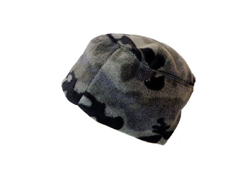 Urban Grey Camo Fleece Watch Cap Beanie 