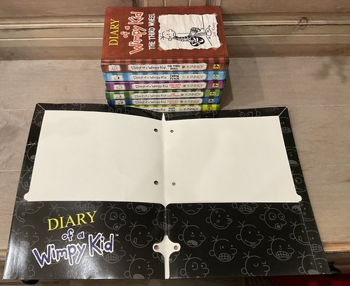 Lot of 6 Diary of a Wimpy Kid LIKE NEW Hardcover Books + Snore Folder - Picture 4 of 4