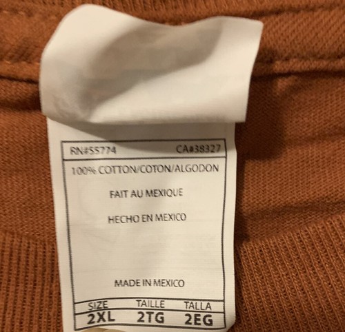 Rhonda Vincent Women's 2 X Outlined Screen Print Copper Colored T-shirt - Picture 3 of 10