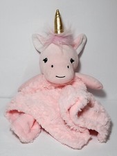 Unicorn Baby Lovey Plush 2022 Soft Security Blanket by Dream Kids SUPER SOFT EUC