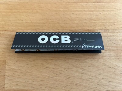 5 Packungen OCB Premium Black schwarz Slim Longpapers 32 lange Blättchen