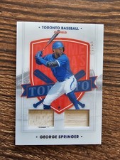 2021 Chronicles America's Pastime Materials /99 George Springer #25  - Blue Jays