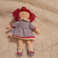 Eden Vintage 2000 MADELINE Doll 9" Plush Stuffed Toy with Red Yarn Hair Rare