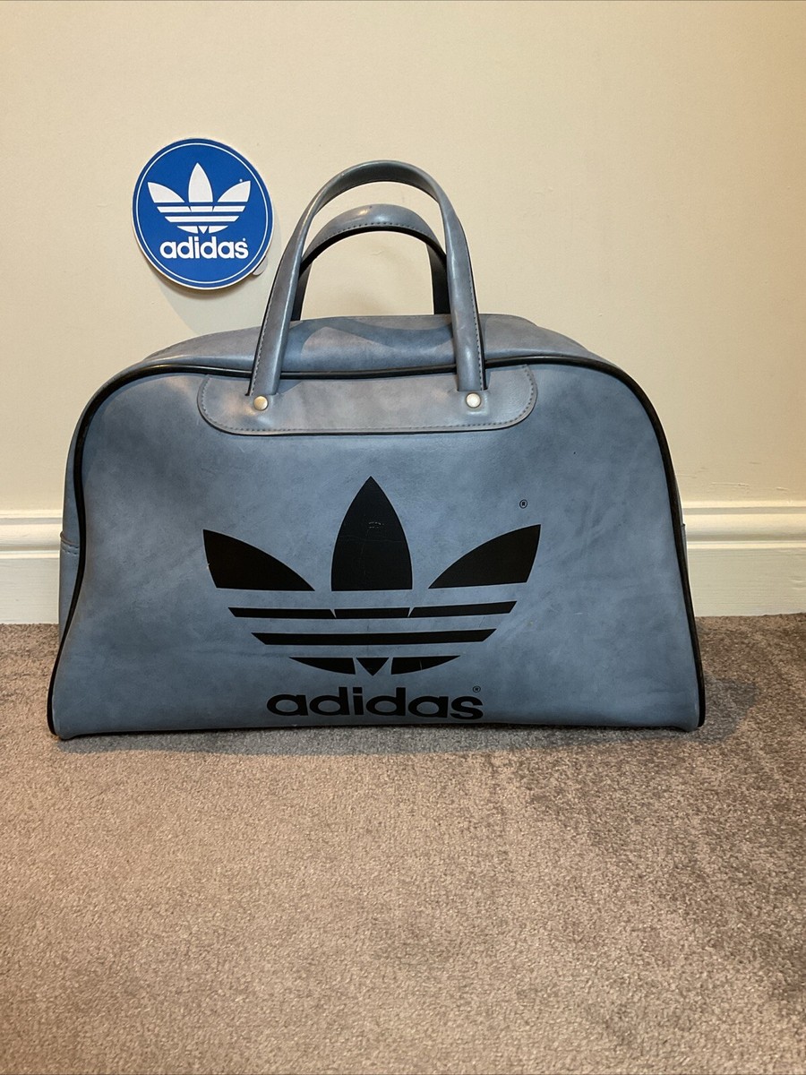 VTG 70s 80s ADIDAS Peter Black Bag Holdall Keighly OG RARE