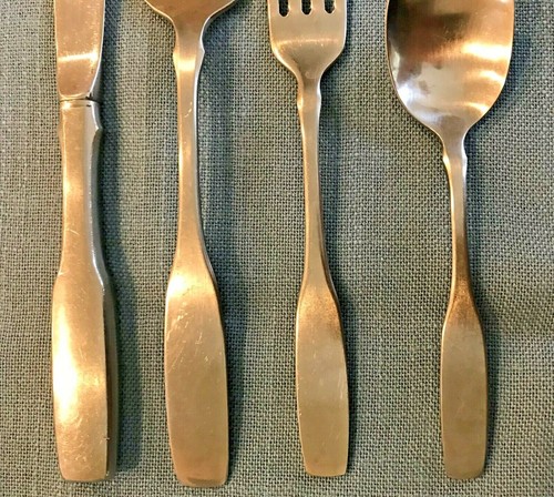 ONEIDA COMMUNITY PAUL REVERE SATIN STAINLESS FLATWARE SINGLES & GROUPS - CHOICE