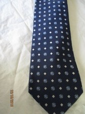 Jos A Bank Blue Silk Neck Tie