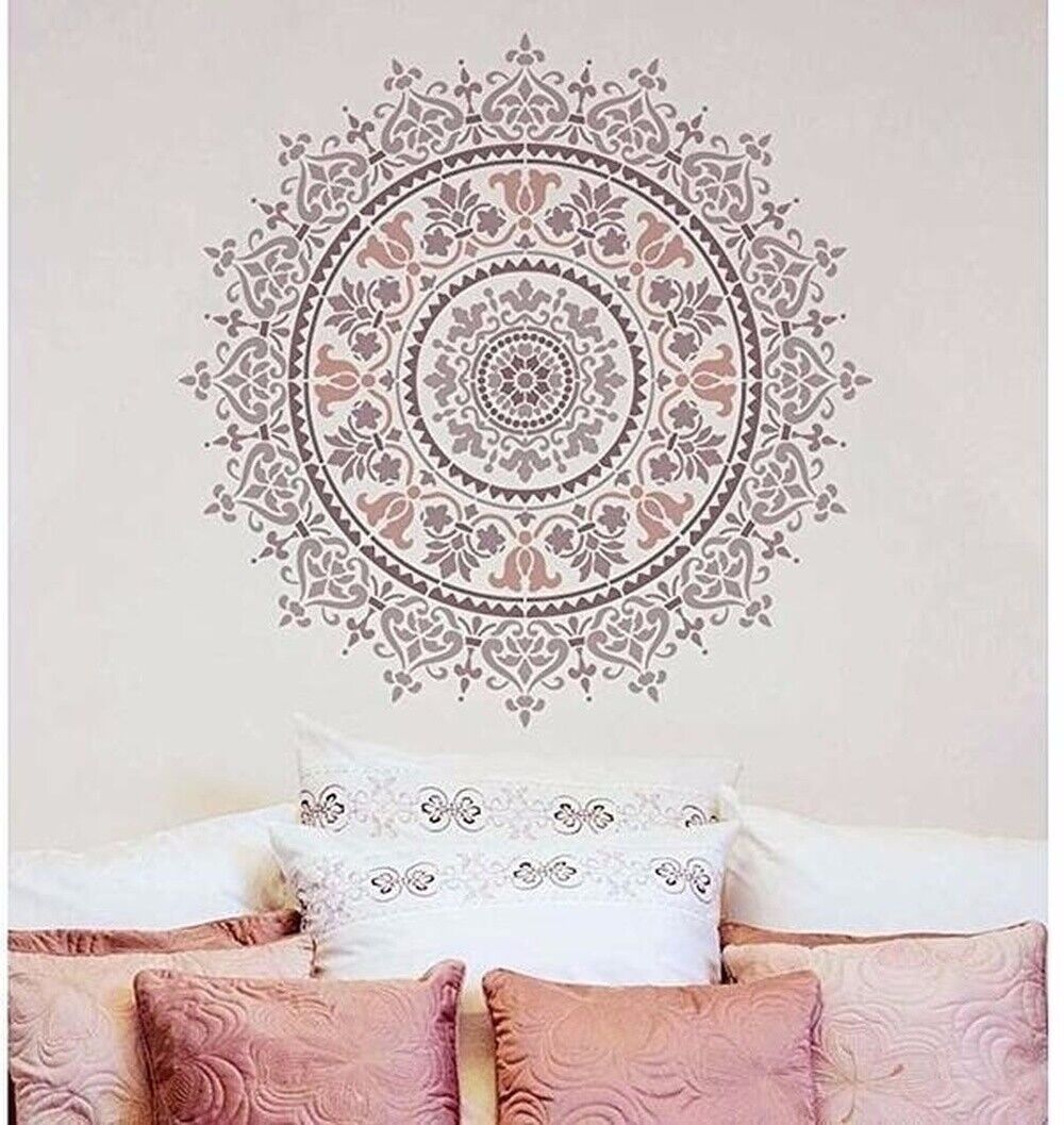30*30cm Size DIY Craft Mandala Stencils for Painting on Wood,Fabric,Walls Art 