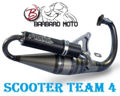 Polini Exhaust Scooter Team Aprilia Amico Vertical