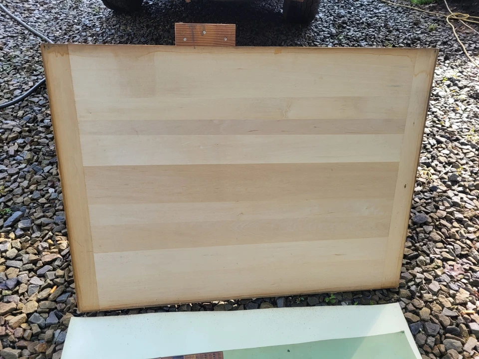 Vintage Hamilton Dietzgen Wood Drafting Table Adjustable Read As Is 31x42 Top - Image 4 of 4