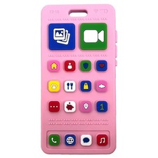 Baby Silicone Teething Toys, Phone Teether Toys for Toddlers 3-18 Months, Boys