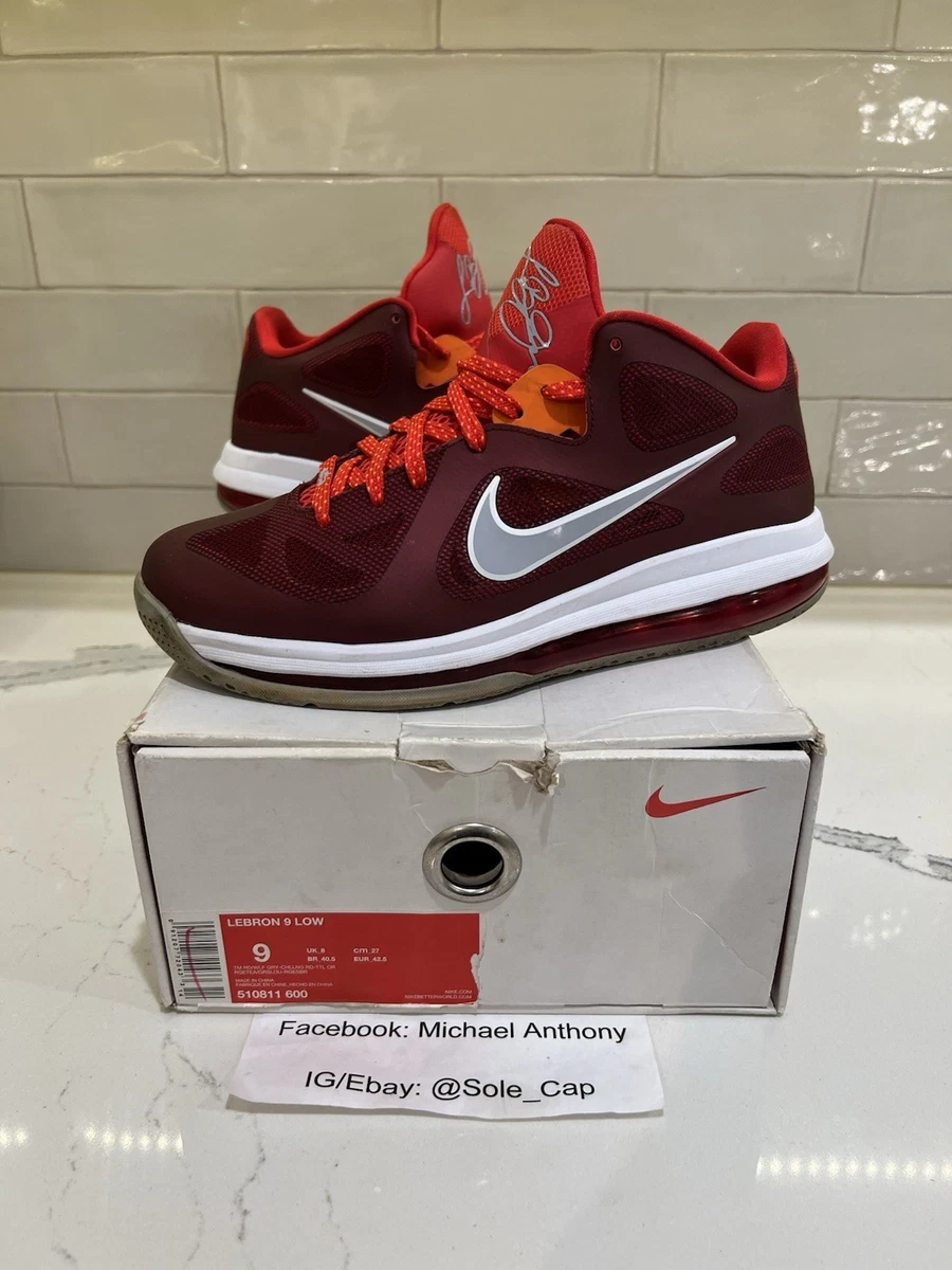 Nike LeBron 9 Low Red for Sale | Authenticity Guaranteed | eBay