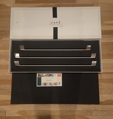 GE Cafe Refrigerator 3-Piece Handle Kit - Brushed Stainless CXLB3H3PMSS 