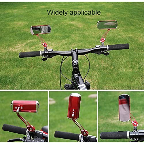 Bike Mirrors Handlebar Rearview Mirror, Bicycle Mirrors for Handlebars 2 Pack, B