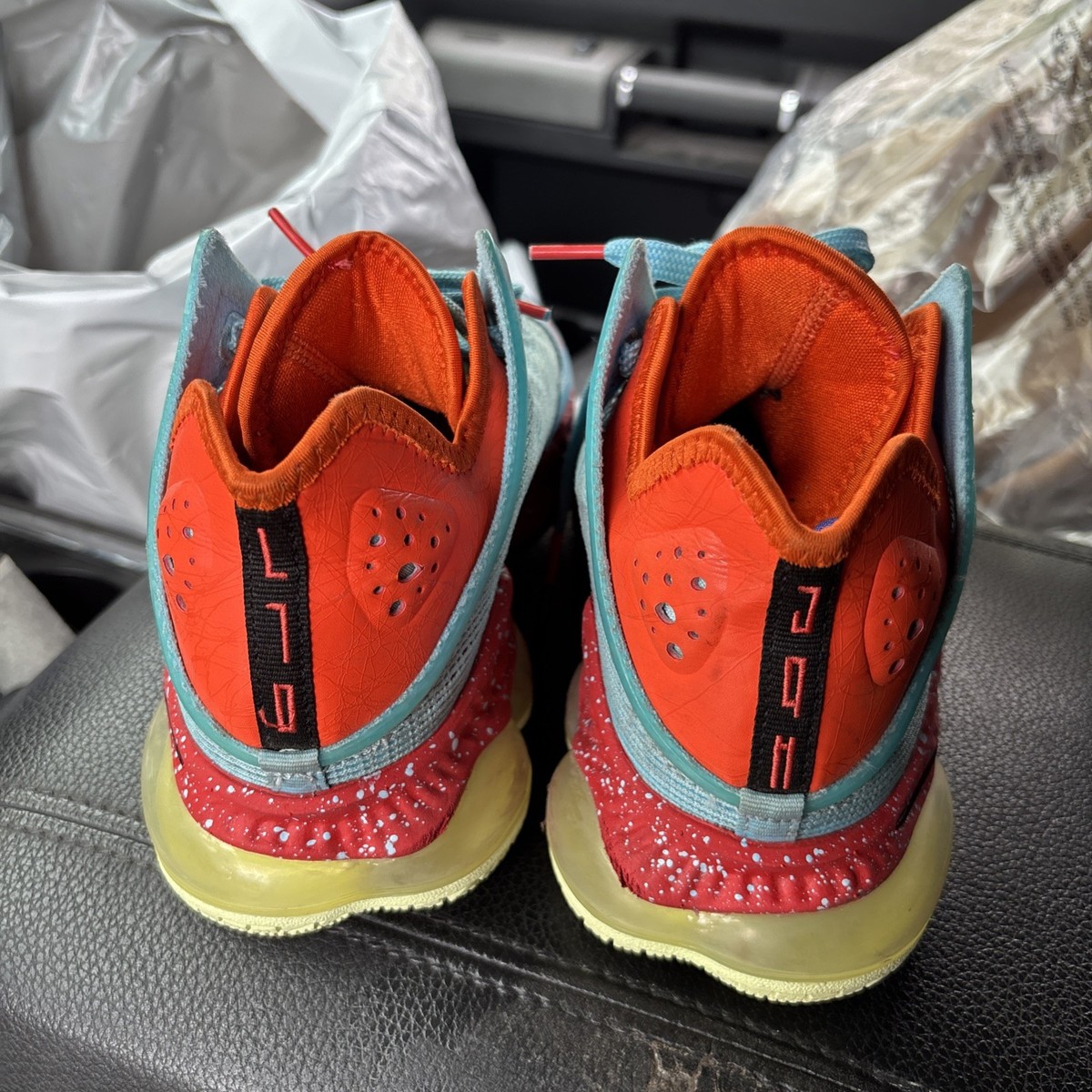 Nike LeBron XIX 19 Low Men's Blue Chill-Light Crimson-Orange
