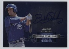 2012 Bowman Sterling Prospect Auto Bubba Starling #BSAP-BS Auto 0d8