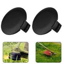 Spool Cap Cover Replacement Spare Parts Spool Covers 2pcs Black Brand New