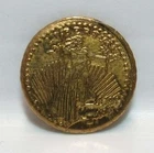 1908 Gold Eagle/Walking Liberty Mini Half Gram Gold Round Cleaned Pulpo Dollar
