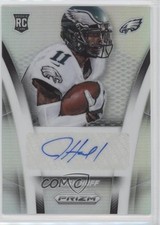 2014 Panini Prizm Auto Rookie Silver Prizm 66/250 Josh Huff #AR-HU Auto 0v1