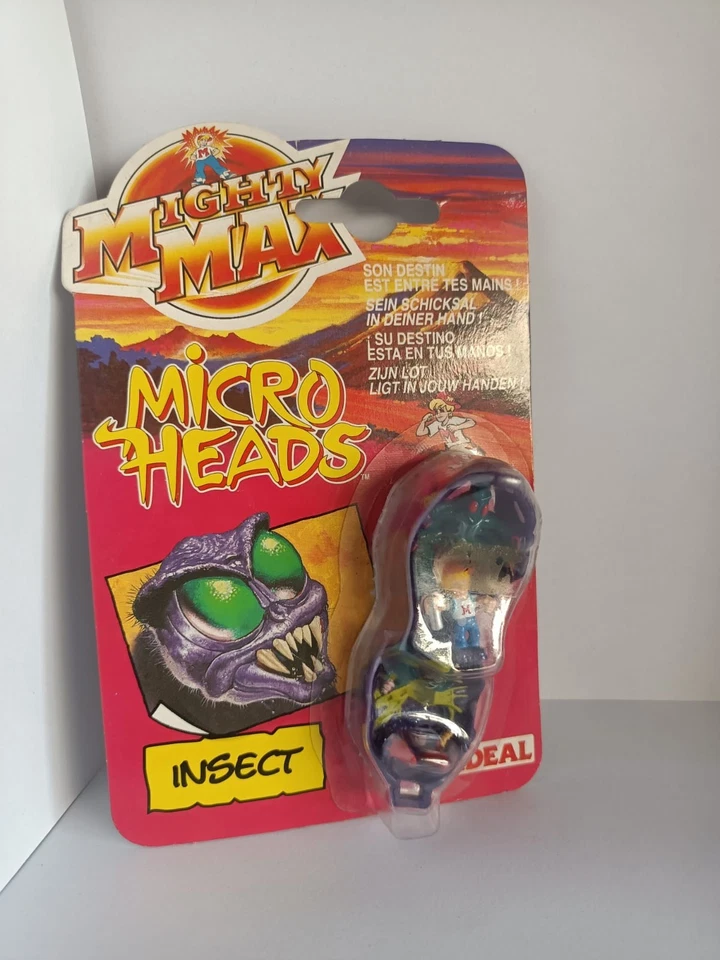 Mighty Max Micro Heads INSECT 1993 OVP Bluebird Toys Retro Rarität MOC - Bild 1 von 4
