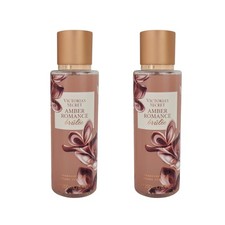 2 New Victoria  s Secret Amber Romance Brulee Fine Fragrance Body Mist 8.4 fl oz