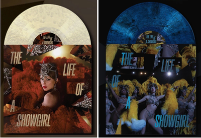 Bundle: Taylor Swift Vinyl –Showgirl Blue Sparkle+Pearlescent