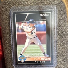 Pinnacle 1992 Scott Servais Houston Astros Rookie Prospect Baseball Card #92
