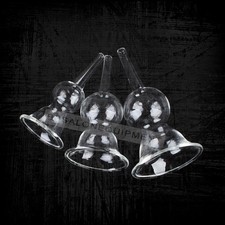 3PCS Replace Vacuum Cupping Glass Cup For Vacuum Therapy Breast Beauty Equipment