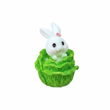 Cartoon-Kaninchen-Ornament kreatives Geschenk kleine Hasenfigur f&uuml;r