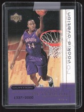 2000-01 Upper Deck Ovation - Rookie Ovation Morris Peterson #81 /2000 (RC)