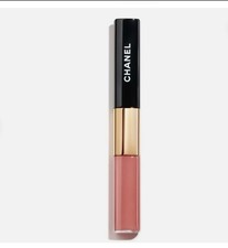 CHANEL LE ROUGE DUO COLOUR 40 LIGHT ROSE ULTRA TENUE LIQUID LIP GLOSS NIB