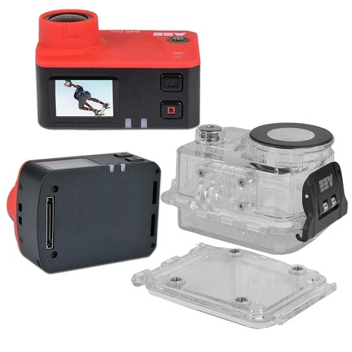 AEE S40 Pro 1080p Action Camera 16MP Photo Capture Waterproof Housing - Red - Image 4 of 4