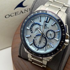 CASIO OCEANUS OCW-G1200-2AJF GPS Solar Titan Herrenuhr Blaues Zifferblatt
