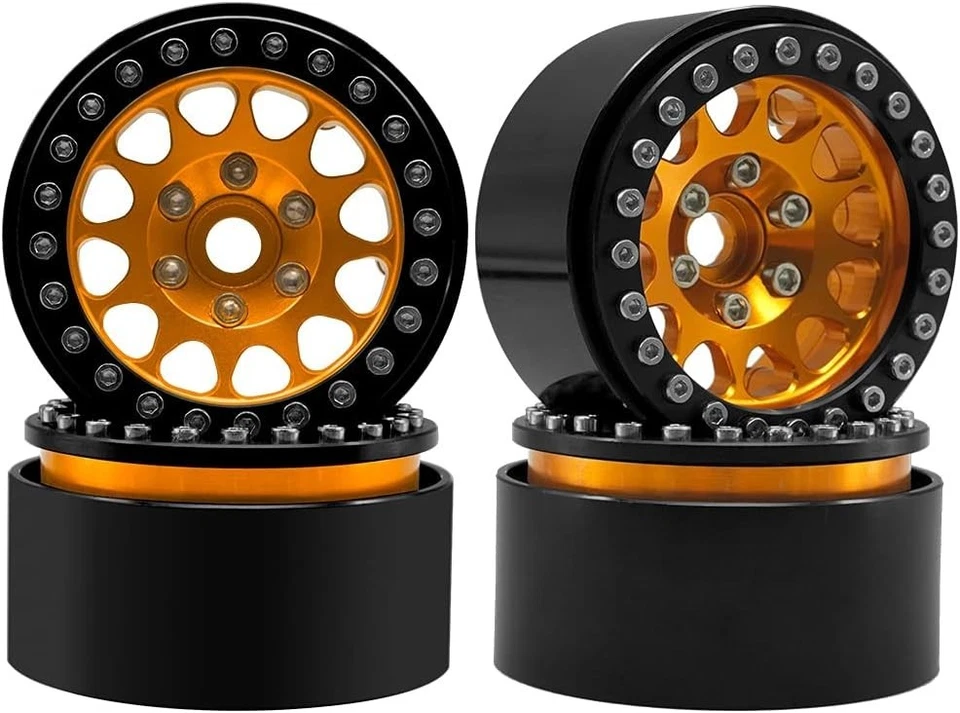 High-Quality 1.9" Beadlock Rims - Perfect for Traxxas & Axial RC Crawlers - Image 3 of 4