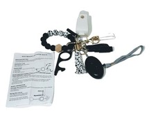 Women's Safety Keychain Bundle Stylish Functional Keyring Bracelet Colors