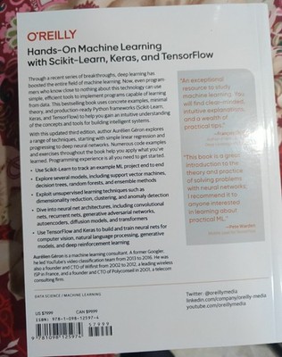 Hands-On Machine Learning with Scikit-Learn, Keras, and TensorFlow