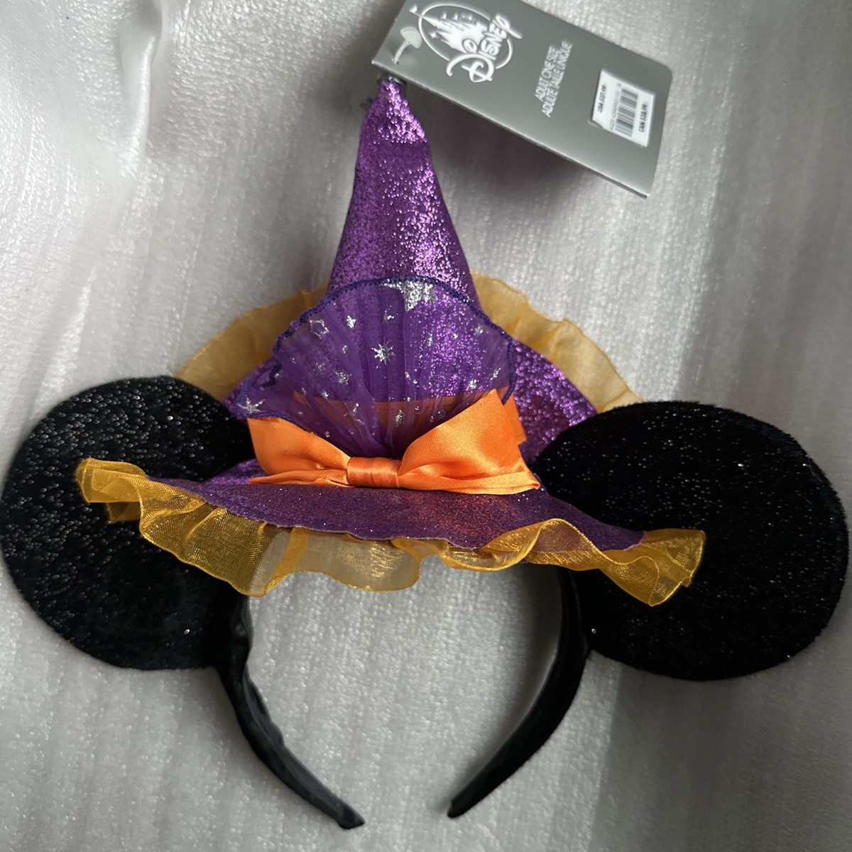 NWT Disney Store Light Up Minnie Mouse Halloween Witch Ears 