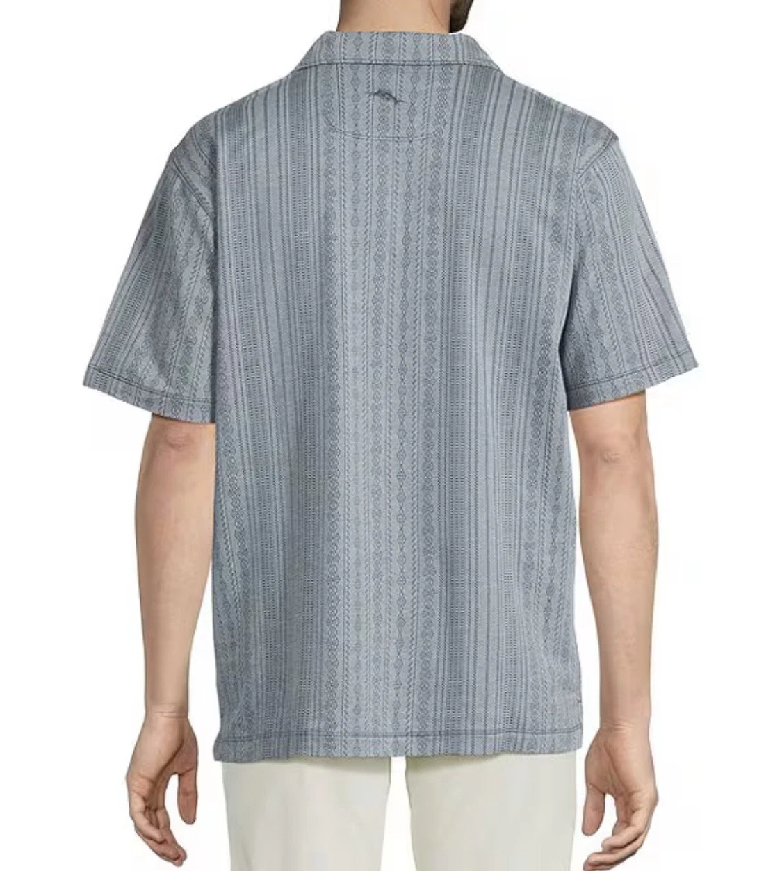 NEW TOMMY BAHAMA Islandzone Palm Fresco Beach Short Sleeve Woven Camp Shirt