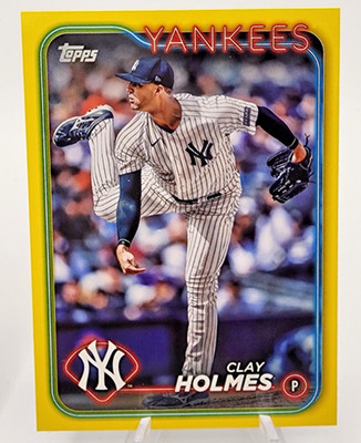 2024 Topps Yellow #247 Clay Holmes - Yankees