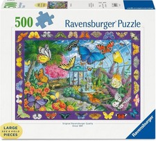 NEW Ravensburger 500 XXL Pieces Jigsaw Puzzle 12 Ages The Butterfly Place