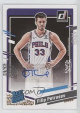 2023-24 Panini Donruss Rated Rookie Signatures Filip Petrusev #297 Auto 0z0v