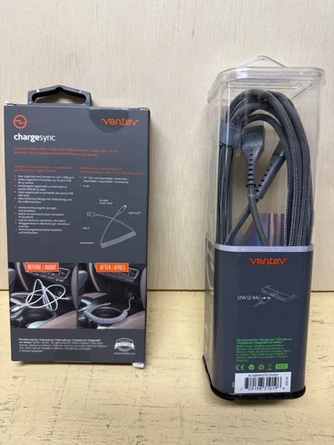 iPhone 14 13 12 11 X XR 8 Ventev Trenzado Alta Resistencia Carga Cables y Datos - Imagen 2 de 20