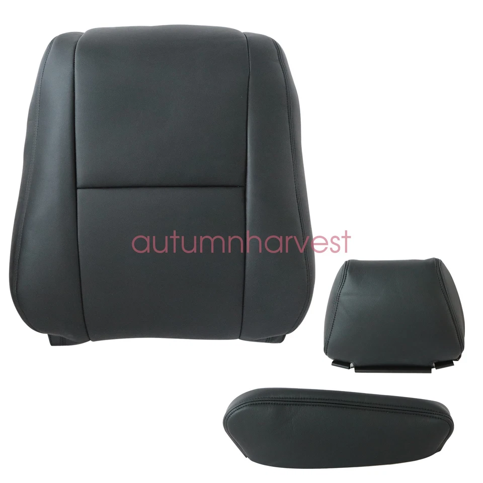 Cubierta de asiento de cuero negra para Mercedes-Benz Sprinter 3500 2007-2019 Foto 3 de 4