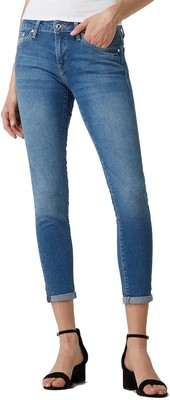 Mavi Damen Jeans Lexy Mid-Rise,Super Skinny  Blue Denim Blau, W26 L27