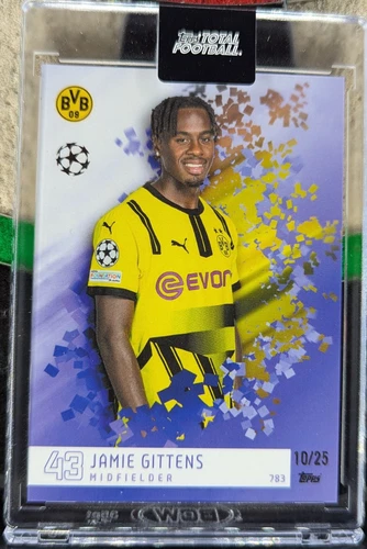 Jamie Gittens 10/25 - Topps Total Football - Parallel 