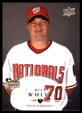 Bill White 2008 Upper Deck First Edition #300 Rangers MLB READ FREE SHIPPING
