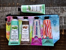 Difeel Luxury Hand Cream Set Variety FREE Gorgeous Mandala Storage Bag NEW