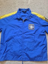 Vintage Swingster Michelin Man Jacket Men's Size XL Full Zip Made in USA Union