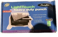 Swingline 74357 Heavy Duty Adjustable 3-Hole Punch 40-Sheet Capacity