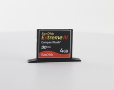 SanDisk Extreme III 4 GB CompactFlash Memory Card SDCFX3-004G-P31